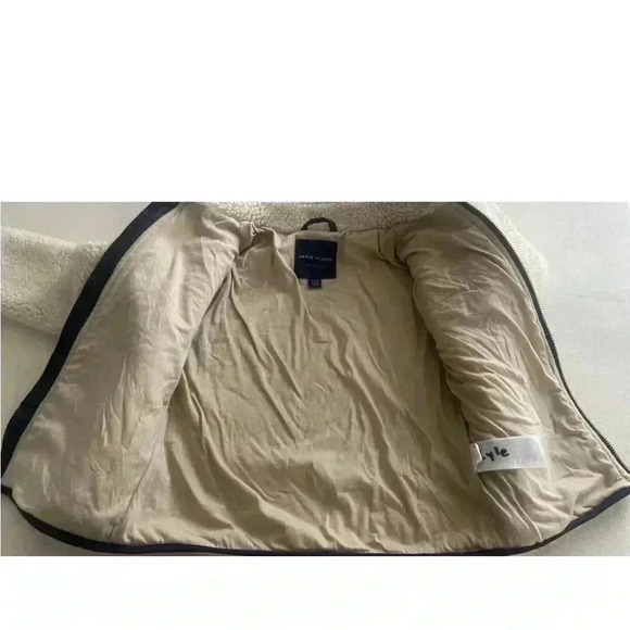 Janie And Jack Sherpa Jacket Size 5-6 - Picture 6 of 6